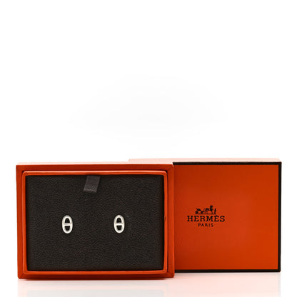 Hermes Sterling Silver TPM Farandole Earrings 5 of 5