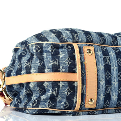 Louis Vuitton Denim Raye Cabas GM 8 of 11