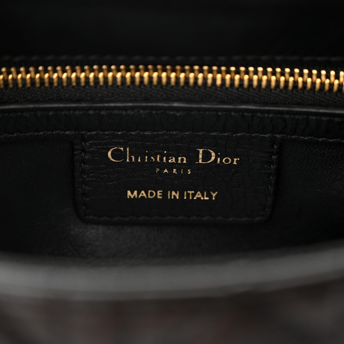 Calfskin Cannage Small Caro Bag Black