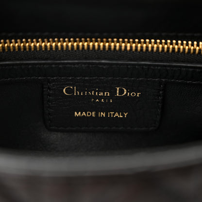 Christian Dior Calfskin Cannage Small Caro Bag Black 6 of 12
