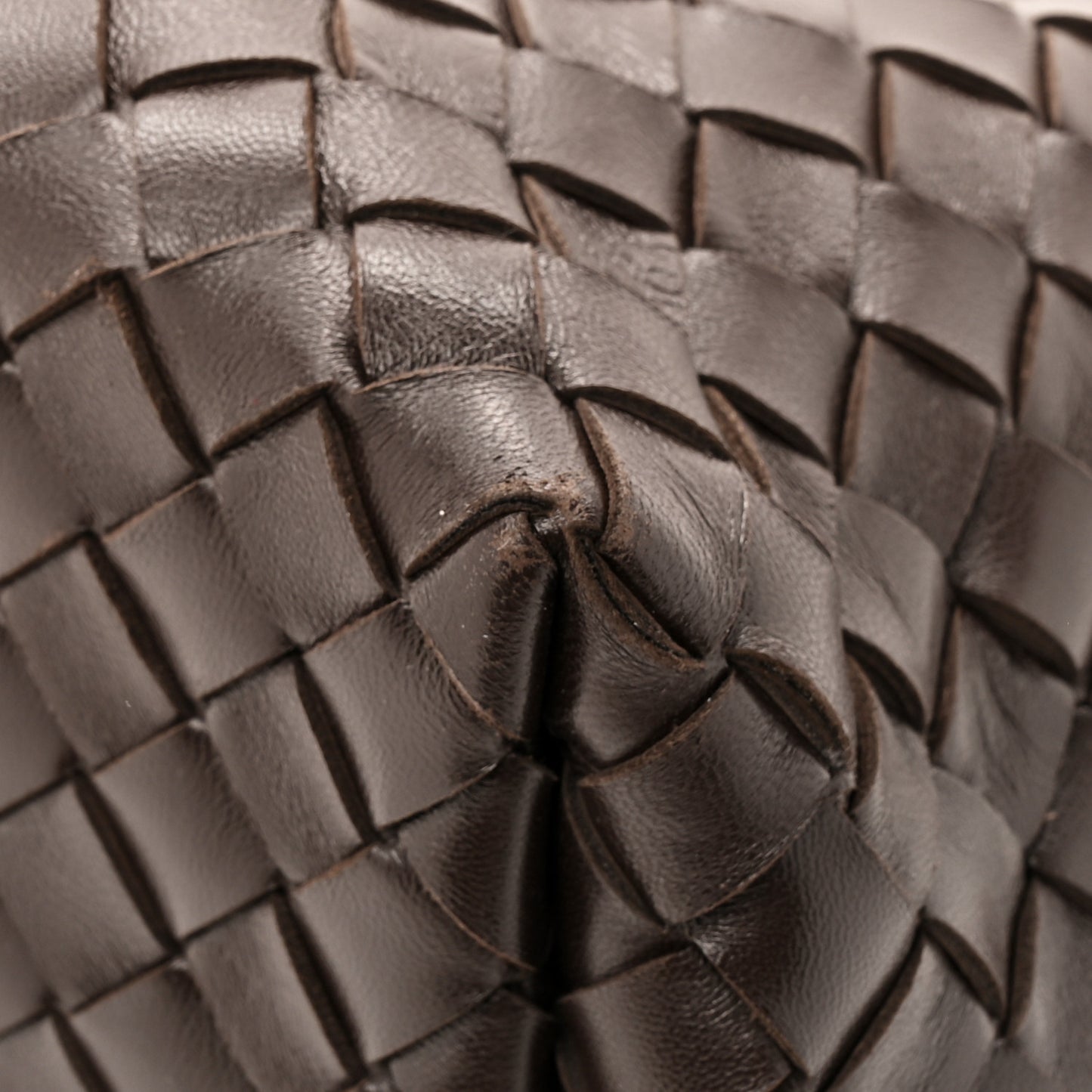 Nappa Intrecciato Large Andiamo Shoulder Bag Fondant