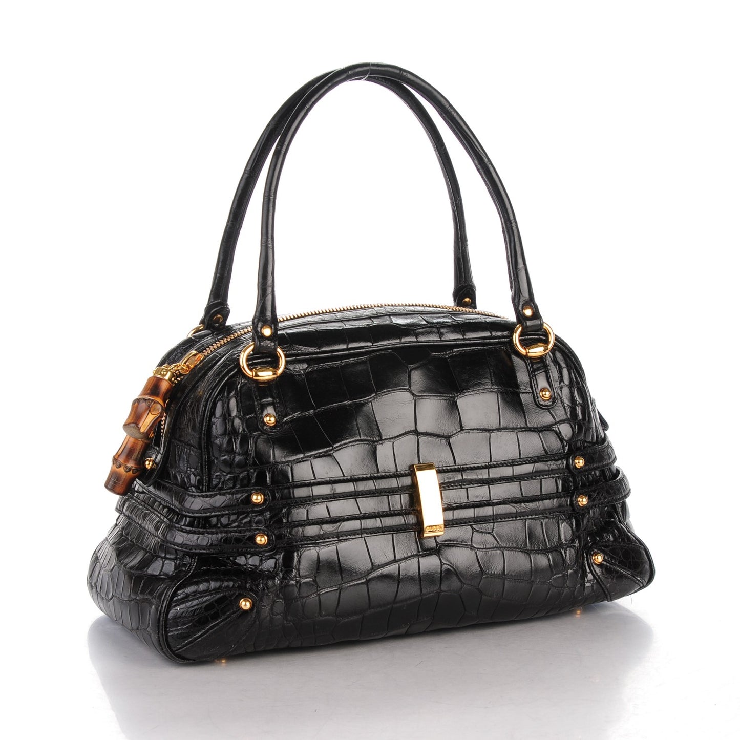 Crocodile Large Wave Boston Black