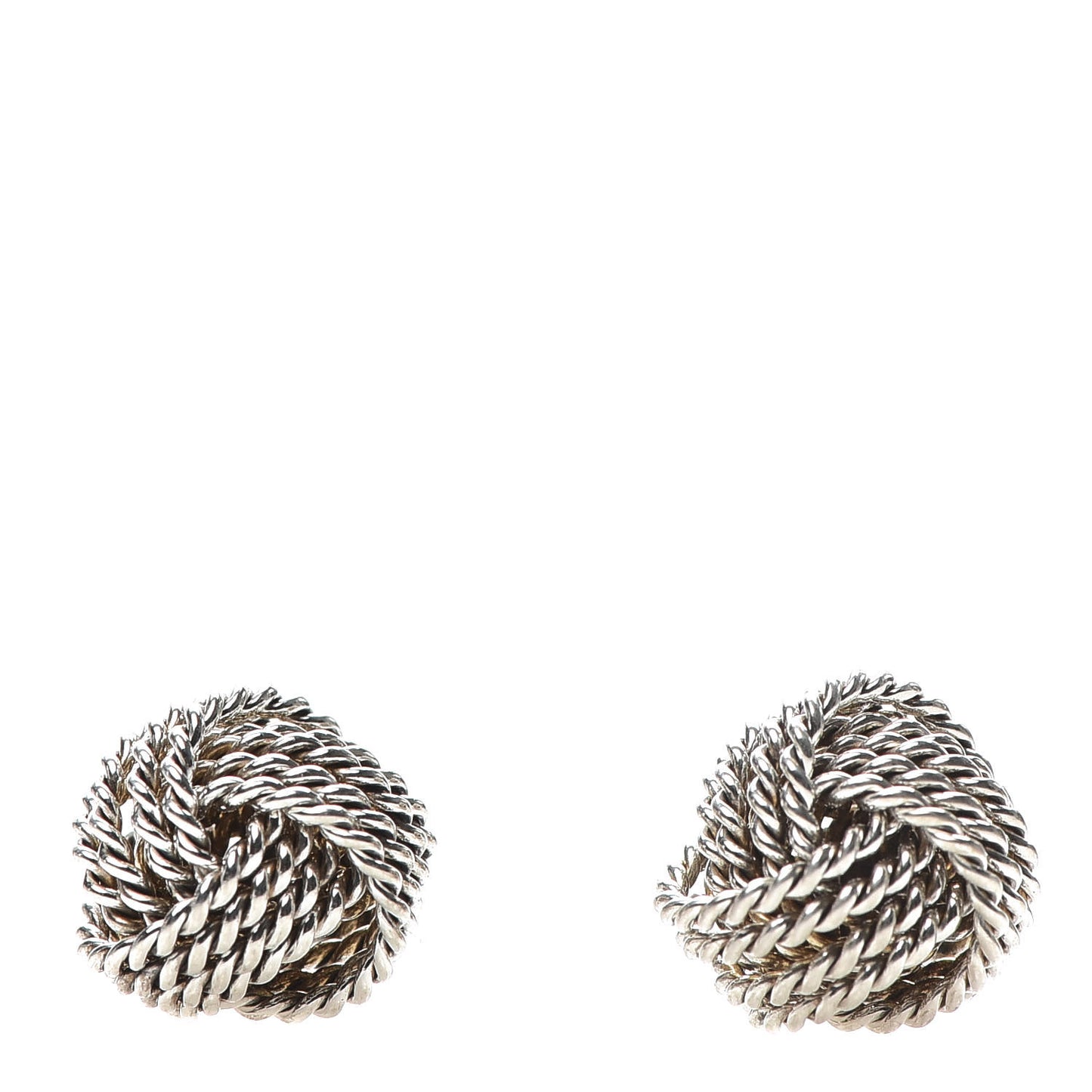 Sterling Silver Twist Knot Earrings