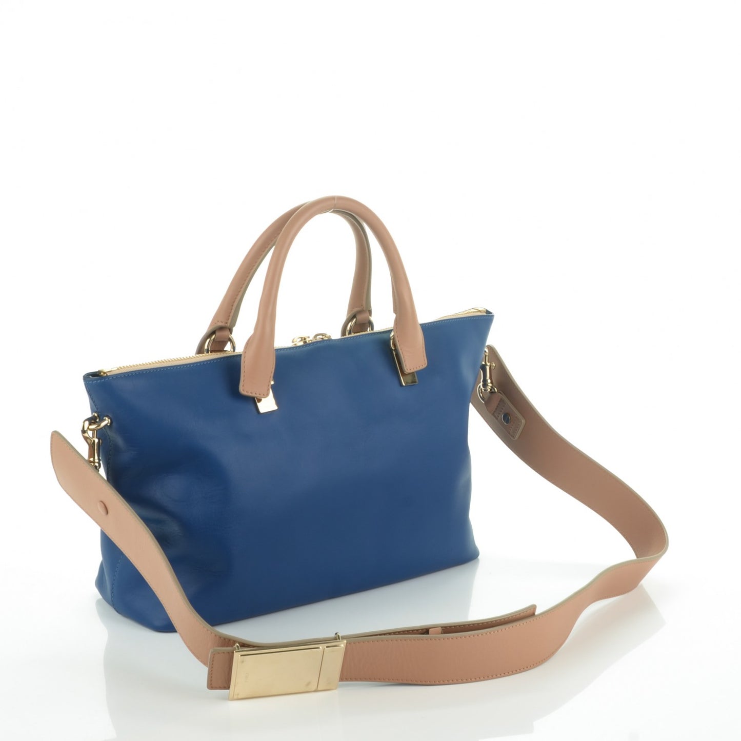 Smooth Calfskin Medium Baylee Tote Sea Water
