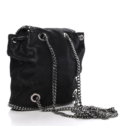 Stella McCartney Shaggy Deer Mini Rucksack Backpack Black 2 of 7