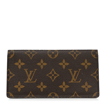 Louis Vuitton Monogram Simple Checkbook Holder Wallet 1 of 8