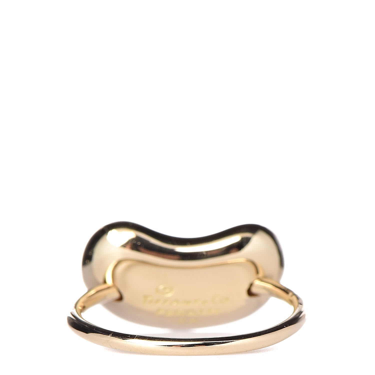 Tiffany 18K Yellow Gold Elsa Peretti Bean Ring 47 4 4 of 6