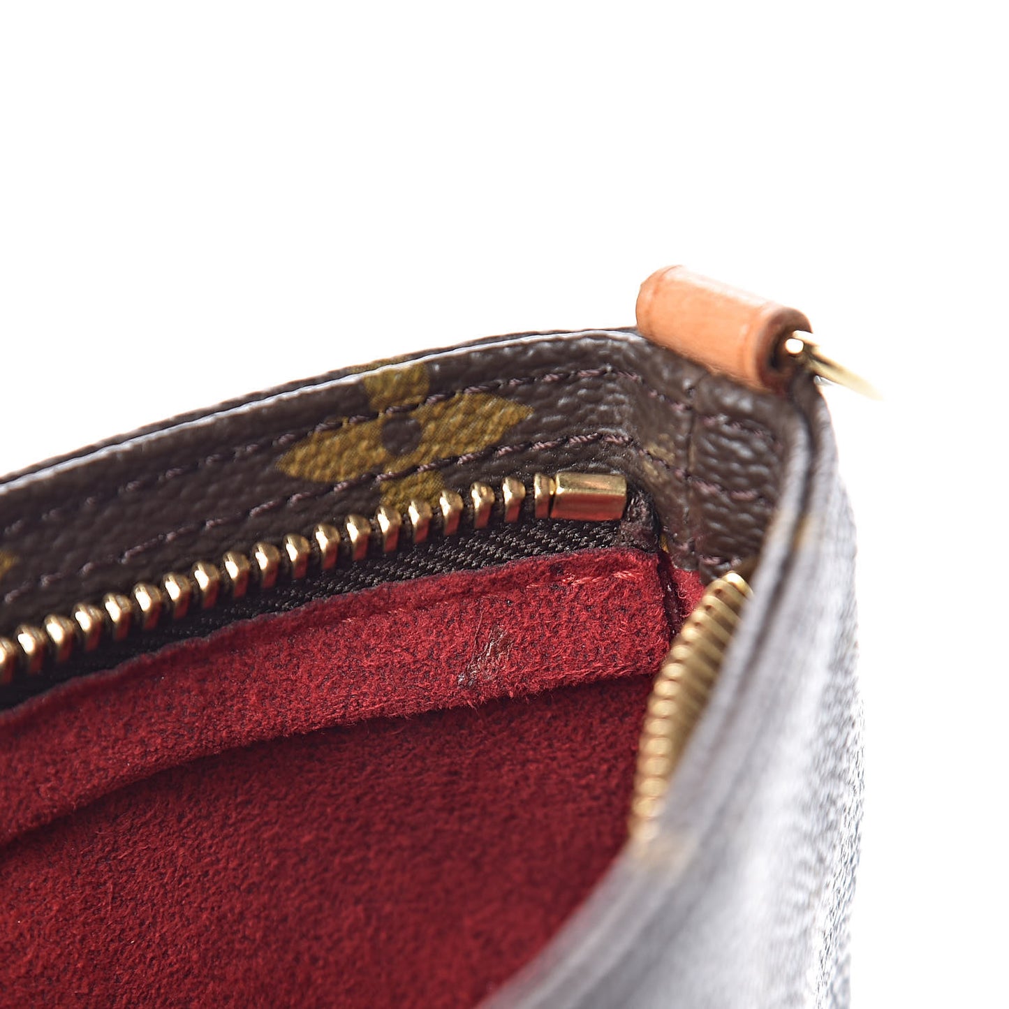 Monogram Partition Clutch