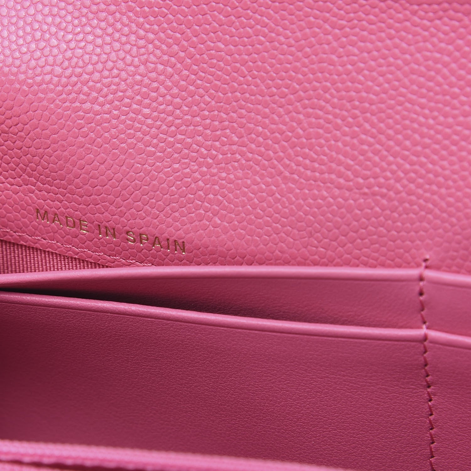 Chanel Caviar Quilted Medium Flap Wallet Pink 7 of 9
