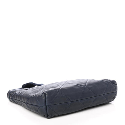Lanvin Washed Lambskin Amalia Pouch Navy 3 of 4