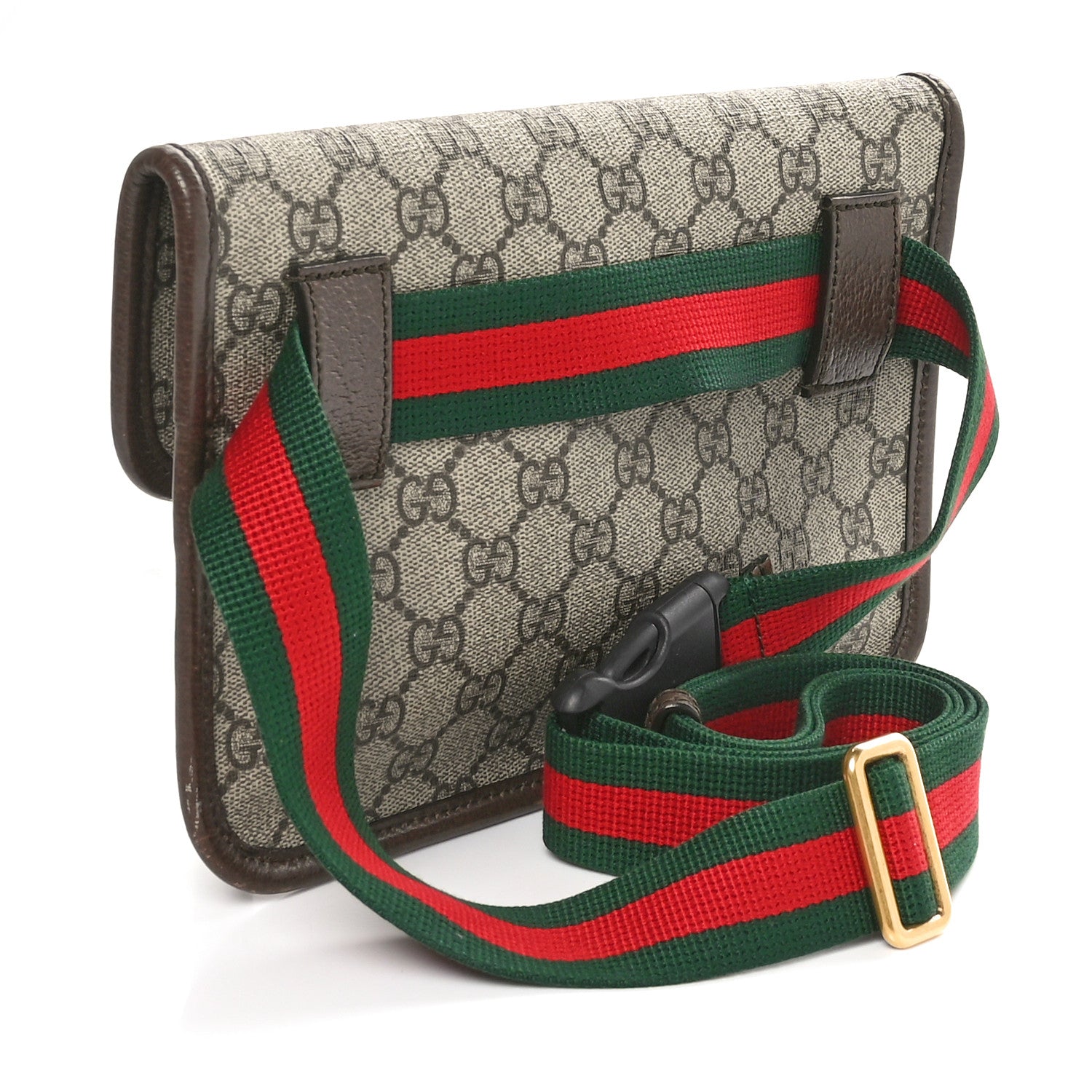 Gucci GG Supreme Monogram Neo Vintage Web Belt Bag Brown 3 of 10