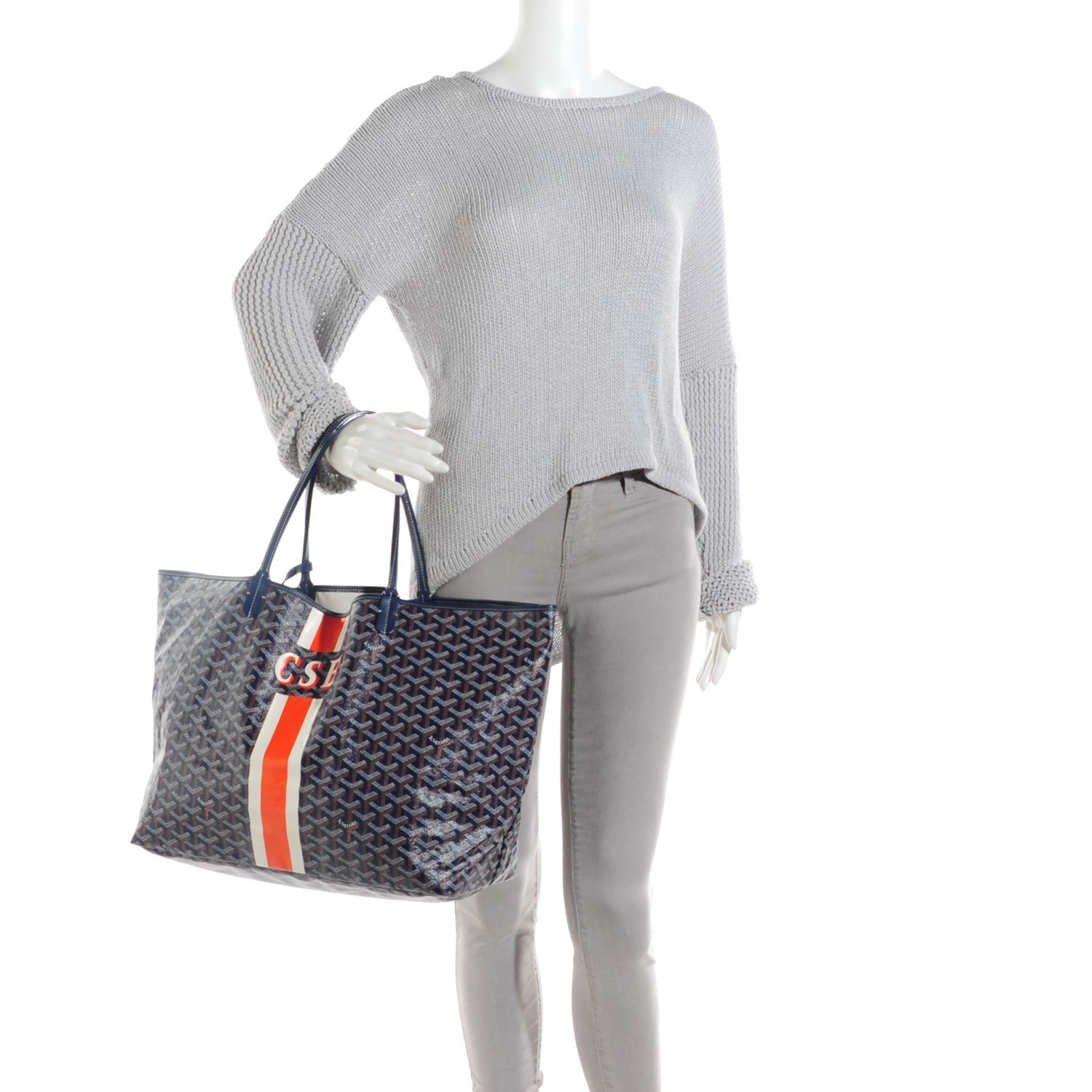 Goyard Goyardine Saint Louis GM Blue 2 of 8