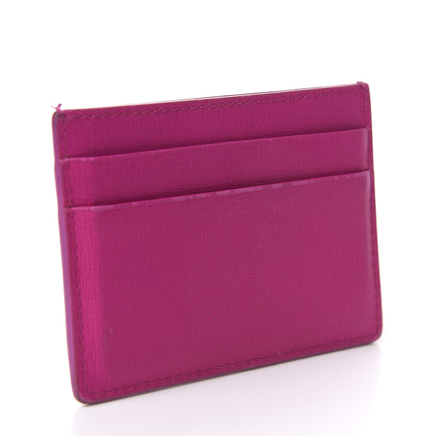 Calfskin Multi Card Case Rose Magenta