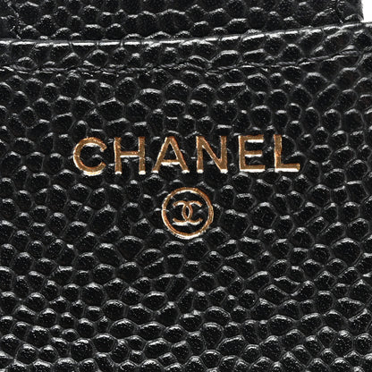 Chanel Caviar Quilted Compact Flap Wallet Black 6 of 9
