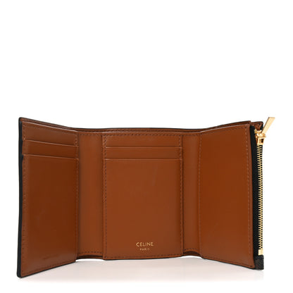 Celine Triomphe Canvas Fine Strap Wallet Nino Tan 5 of 7
