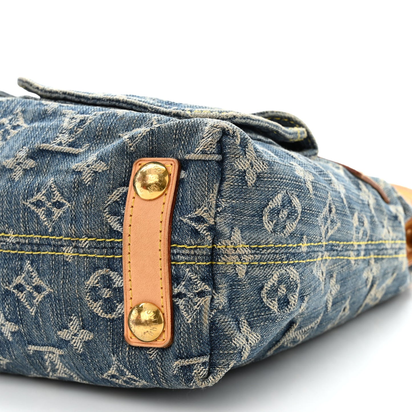 Monogram Denim Baggy PM Blue