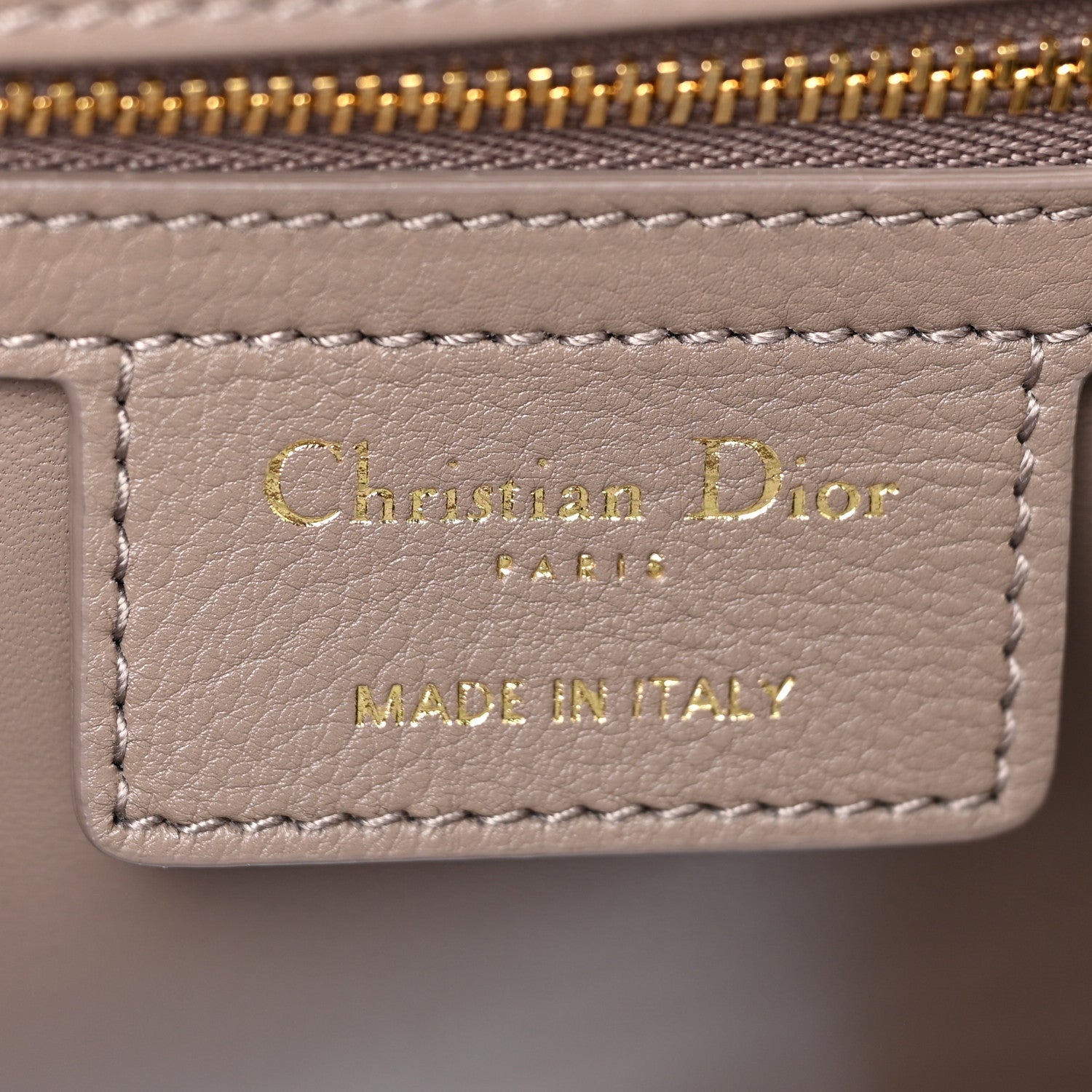 Christian Dior Lambskin Cannage Medium Caro Bag Warm Taupe 6 of 11