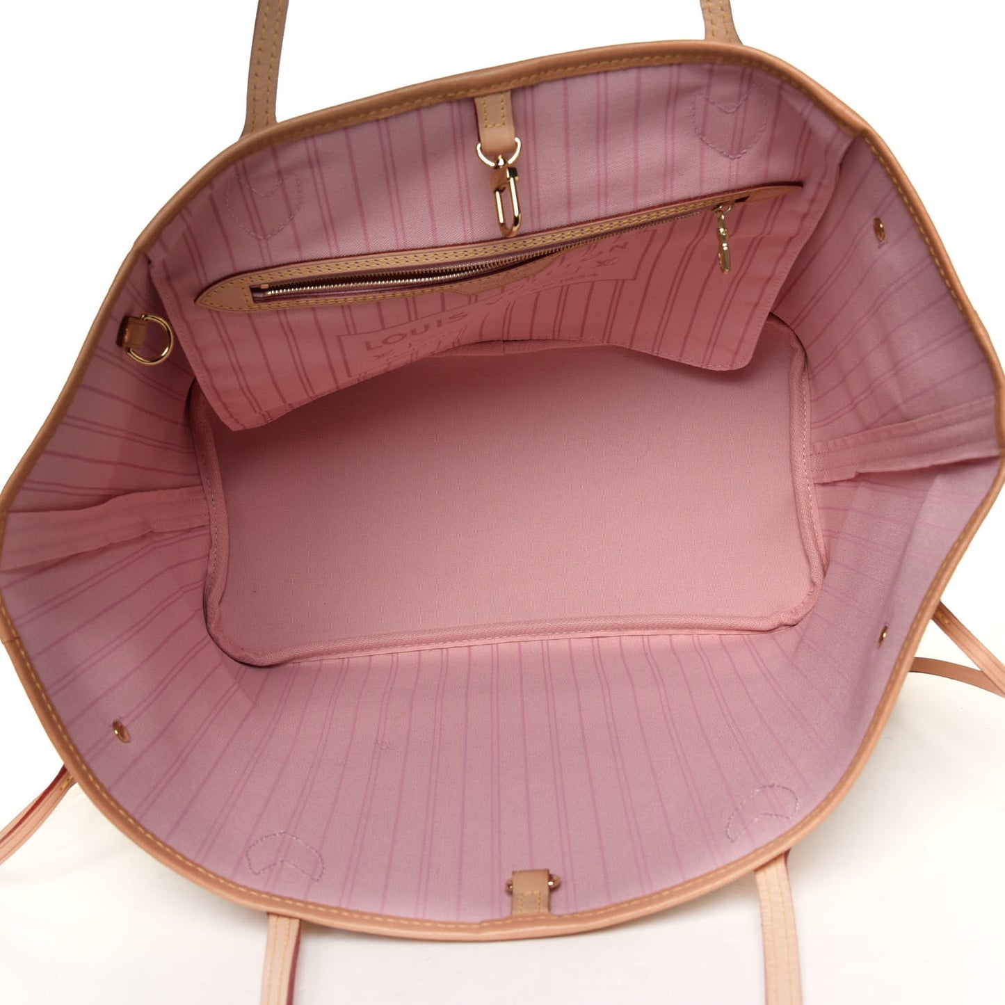 Damier Azur Neo Neverfull MM Rose Ballerine