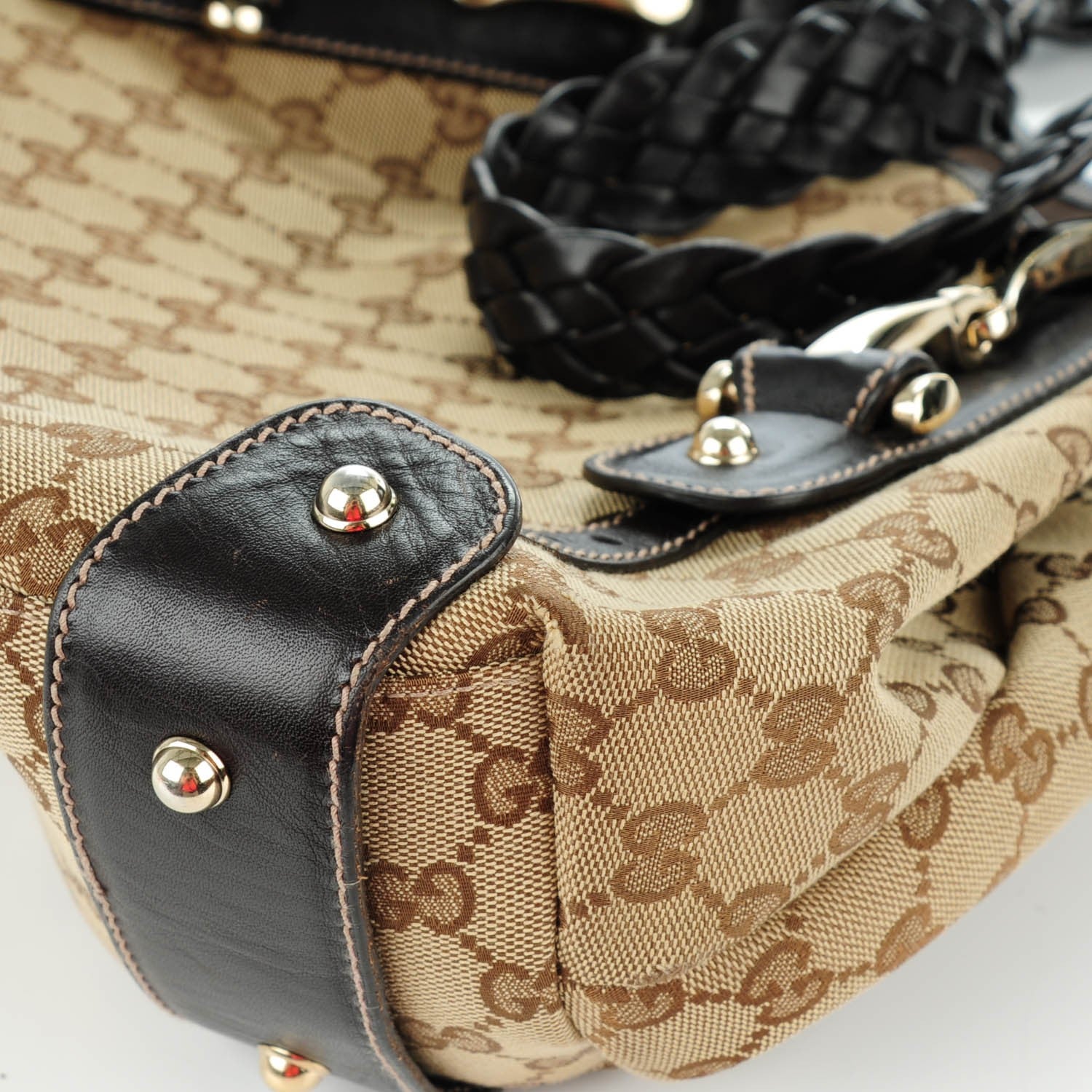 Gucci Monogram Small Pelham Shoulder Bag Dark Brown 8 of 11