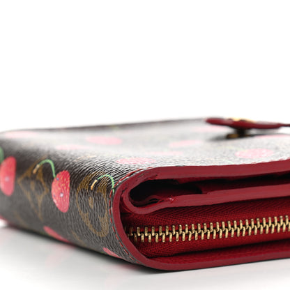 Louis Vuitton Monogram Cerises Compact Zippe Wallet 9 of 12