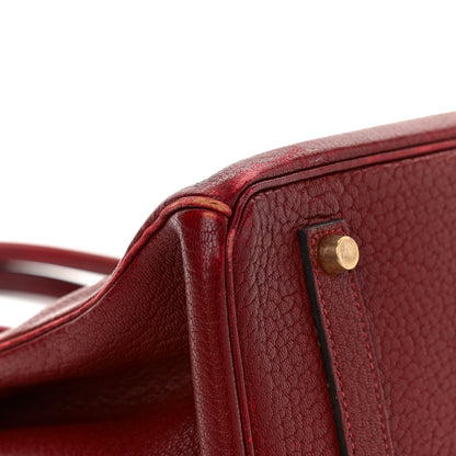 Hermes Chevre de Coromandel Birkin 35 Rouge H 9 of 20