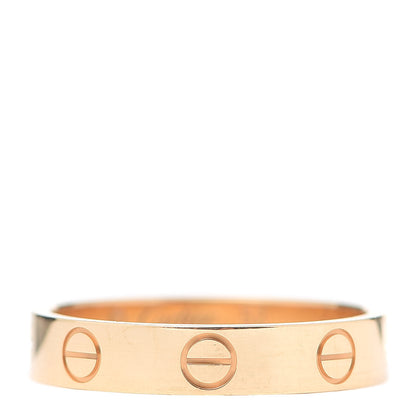 Cartier 18K Yellow Gold 3.5mm LOVE Wedding Band Ring 52 6 1 of 6