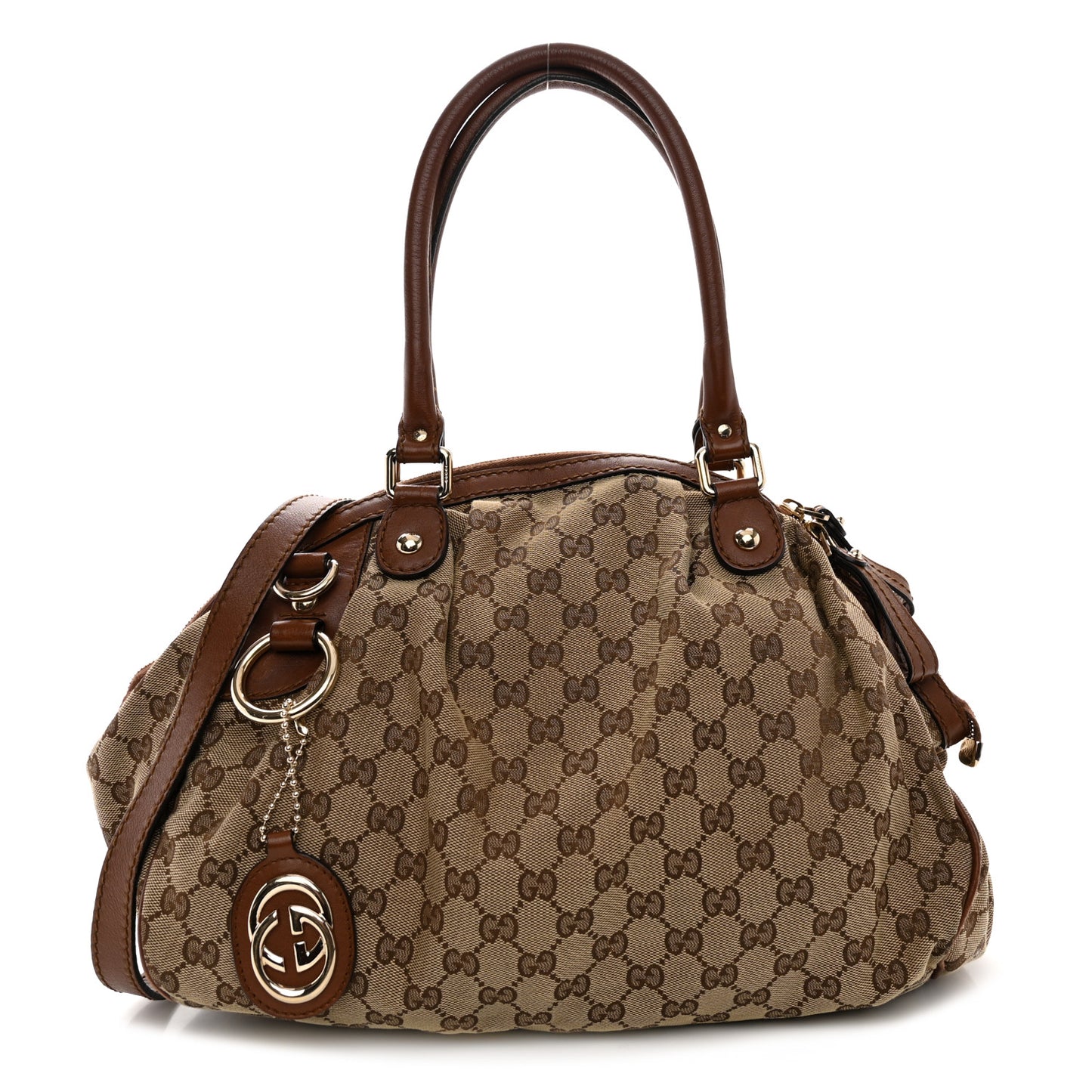 Monogram Medium Sukey Boston Brown