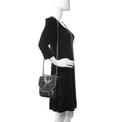 Stella McCartney Eco Alter Nappa Medium Falabella Box Bird Shoulder Bag Black 2 of 13