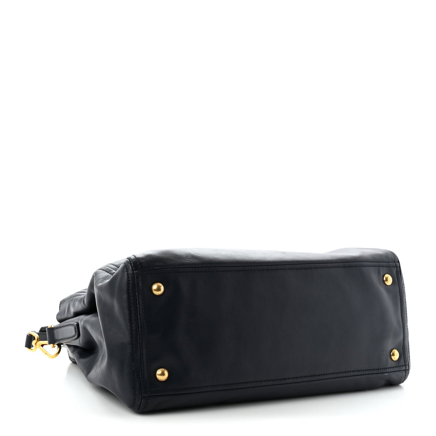 Prada Soft Calfskin Double Zip Shoulder Bag Baltico 4 of 11