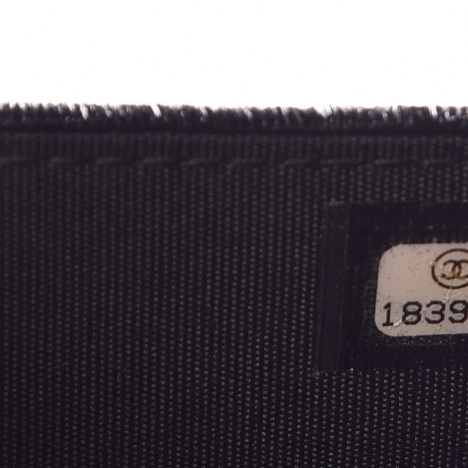 Chanel Velvet Timeless CC Wallet On Chain WOC Black 8 of 11