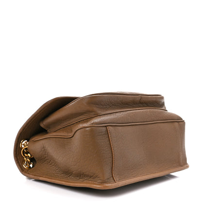Saint Laurent Grained Lambskin Monogram Medium Niki Chain Satchel Dark Cork 4 of 11