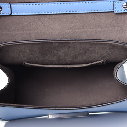 Fendi Vitello Century Opaco F is Fendi Small Kan I Shoulder Bag Ceruleo 5 of 9