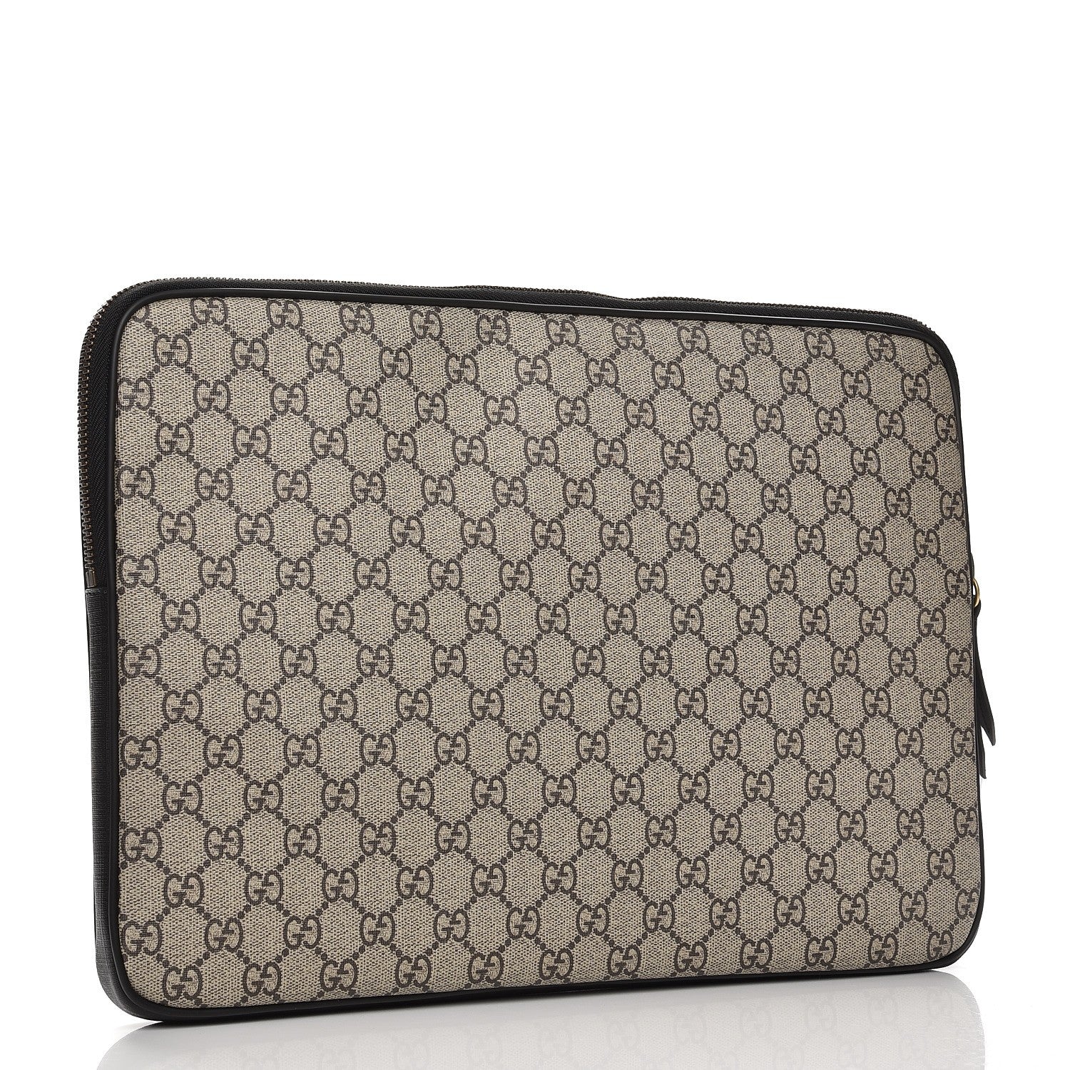 Gucci GG Supreme Monogram Angry Cat Print Laptop Case Beige Ebony 3 of 8