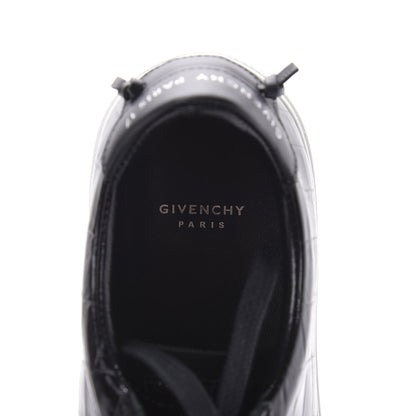 Givenchy Calfskin Crocodile Embossed Womens Urban Street Sneakers 36 Black 7 of 9