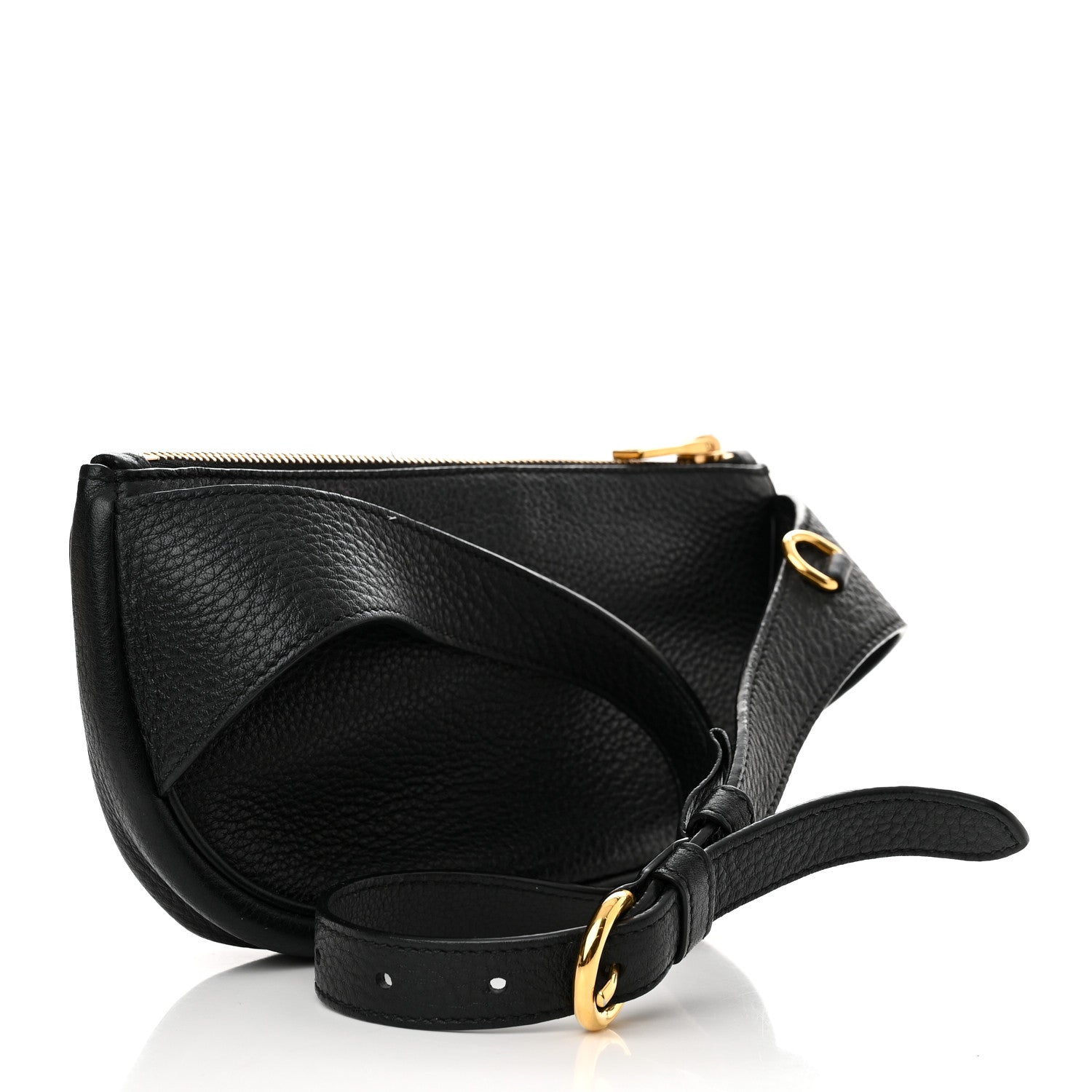 Prada Vitello Daino Medium Belt Bag Black 3 of 12