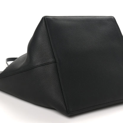 The Row Grained Calfskin Park Tote Three Black 9 of 10