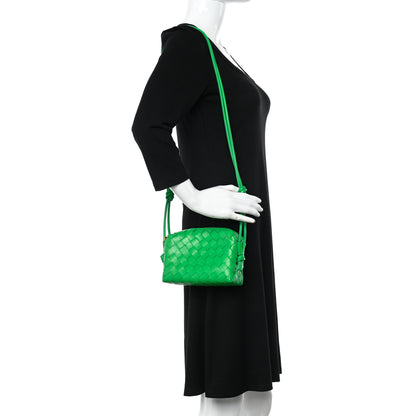 Bottega Veneta Nappa Intrecciato Mini Loop Camera Bag Parakeet 2 of 9