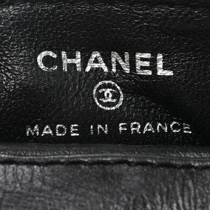 Chanel Metallic Aged Calfskin Quilted 2.55 Reissue Phone Case Black 9 of 16