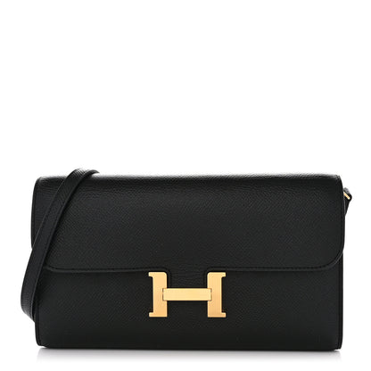 Hermes Epsom Constance Wallet To Go Black 1 of 11