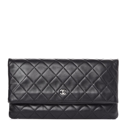 Chanel Lambskin Quilted CC Beauty Clutch Black 1 of 9