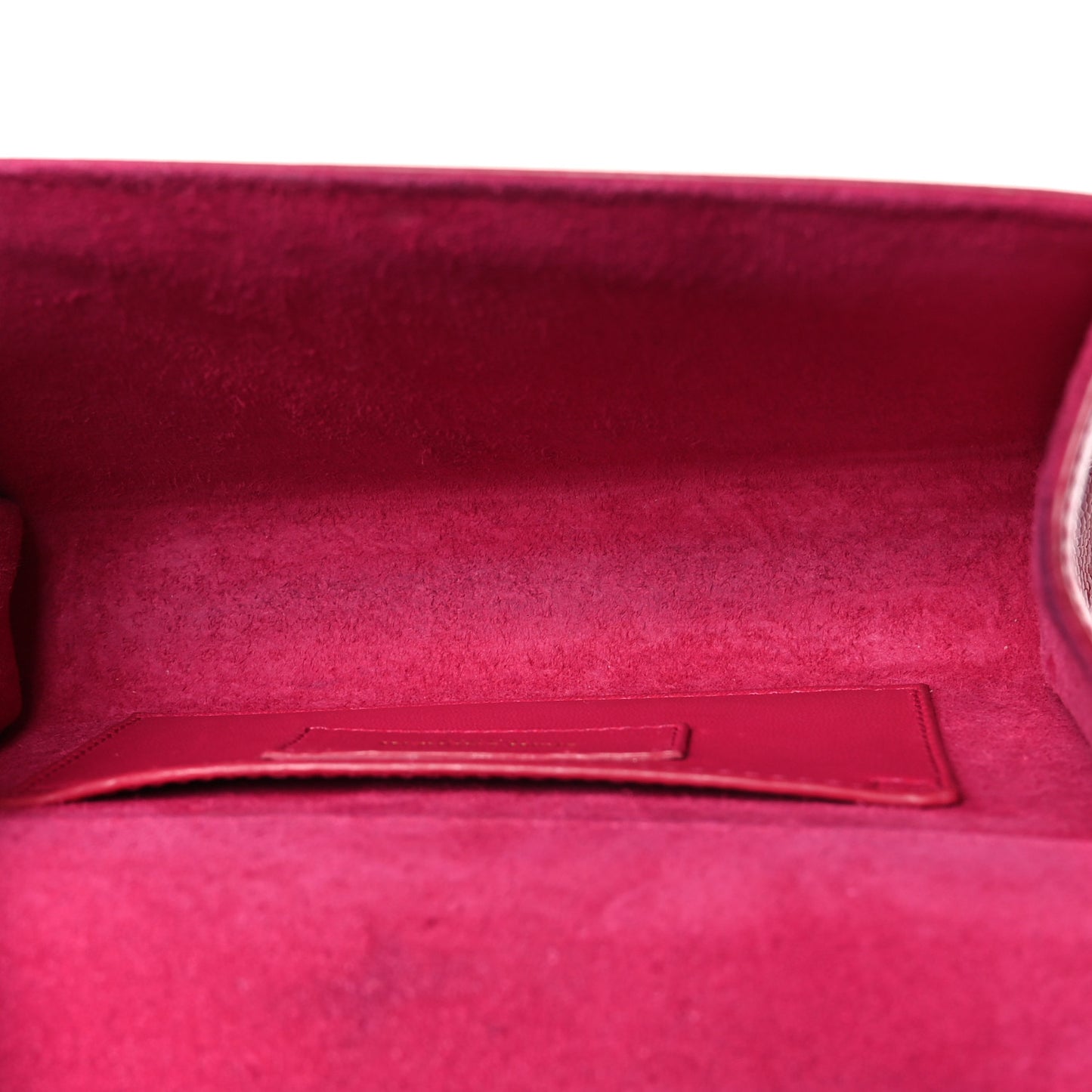Grain De Poudre Small Monogram Kate Satchel Lipstick Fuchsia