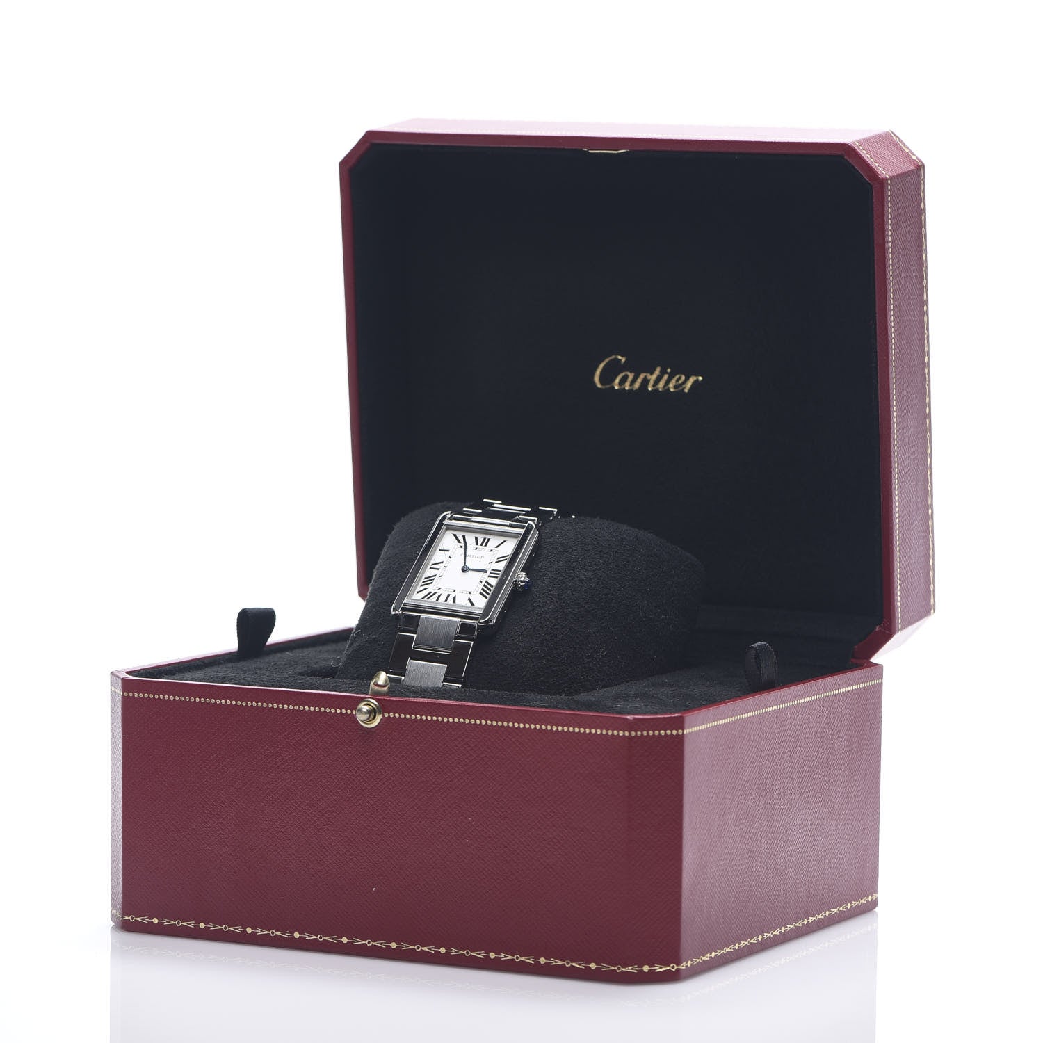 Cartier Stainless Steel 27mm Tank Solo Quartz Watch 7 of 7