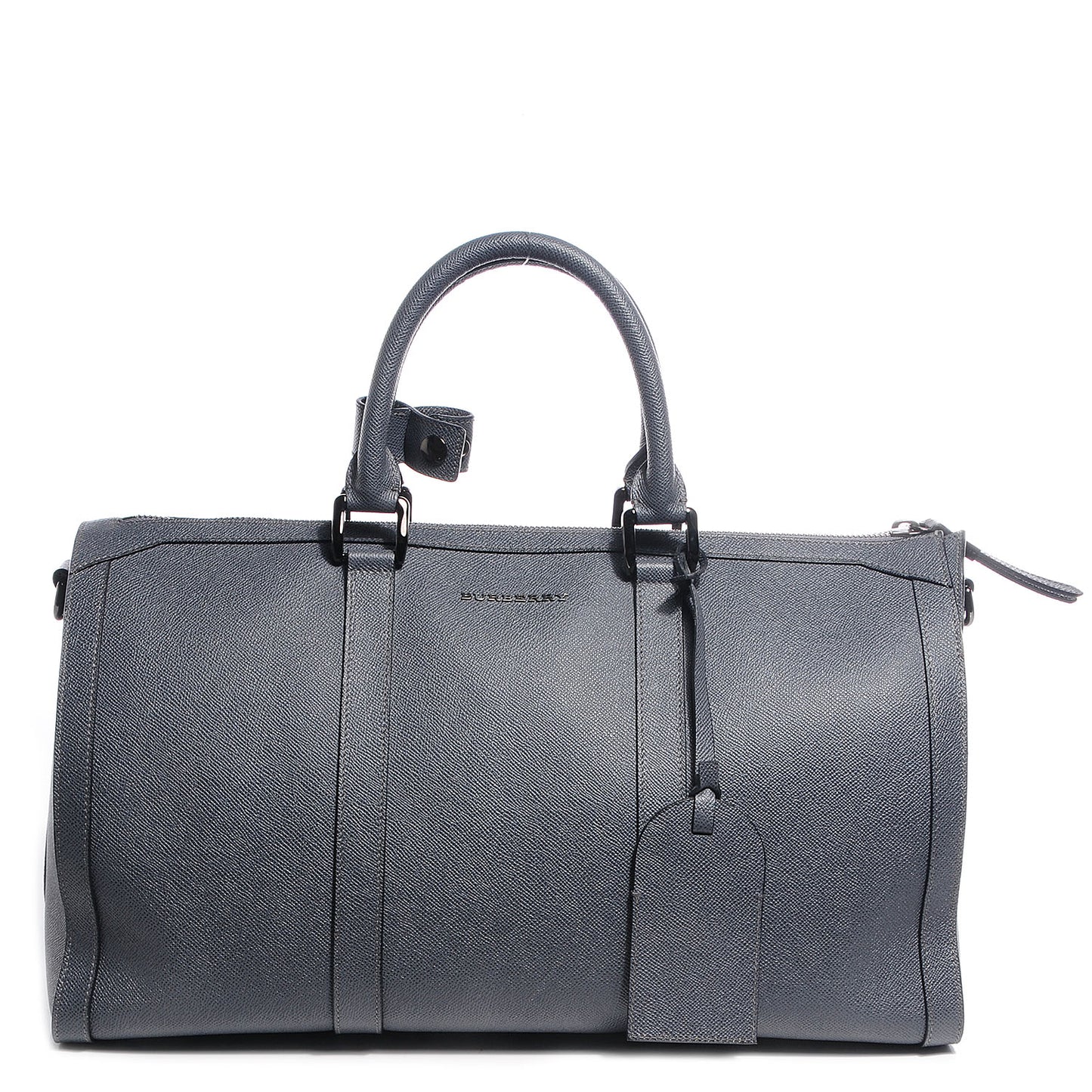 London Leather Boston Holdall 45 Mid Grey Melange