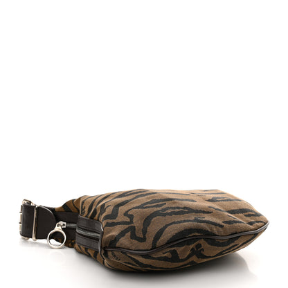 Fendi Canvas Tiger Print Oyster Brown 4 of 13