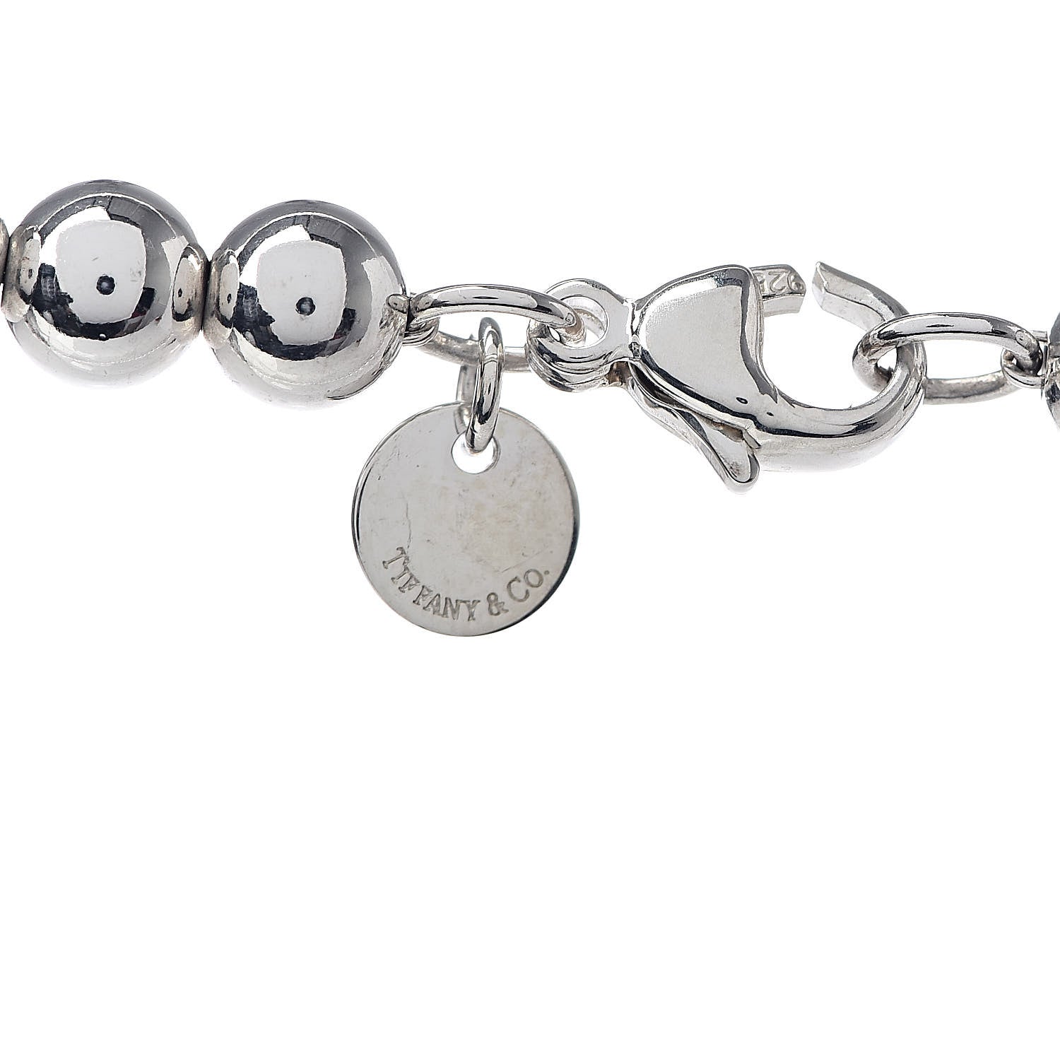 Tiffany Sterling Silver HardWear Graduated Ball Necklace 5 of 5