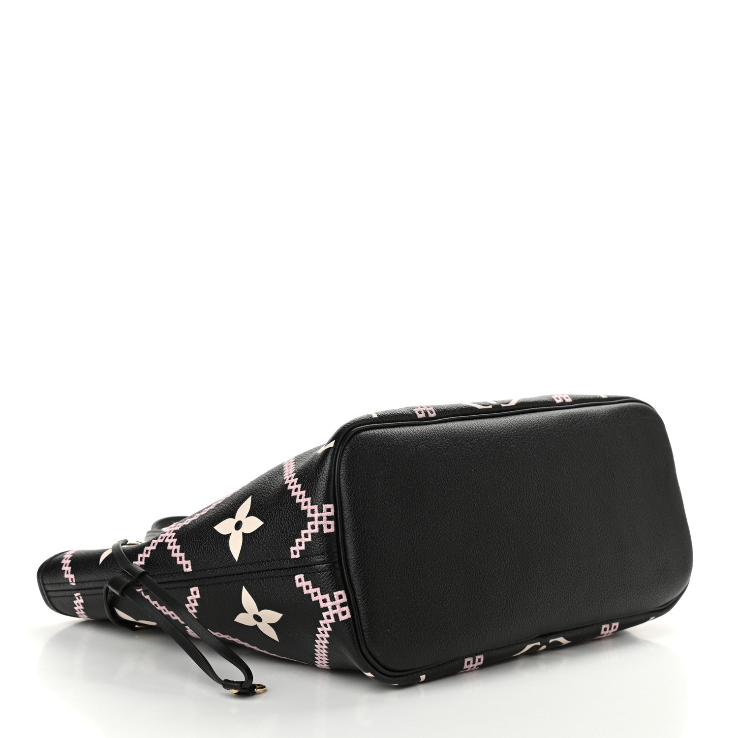Louis Vuitton Empreinte Monogram Giant Broderies Neverfull MM Black 4 of 9