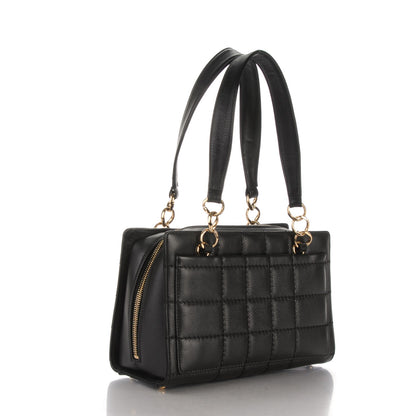 Chanel Calfskin Square Stitched Shoulder Bag Black 3 of 7