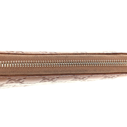 Gucci Guccissima Bamboo Tassel Zip Around Wallet Natural Brown 8 of 10