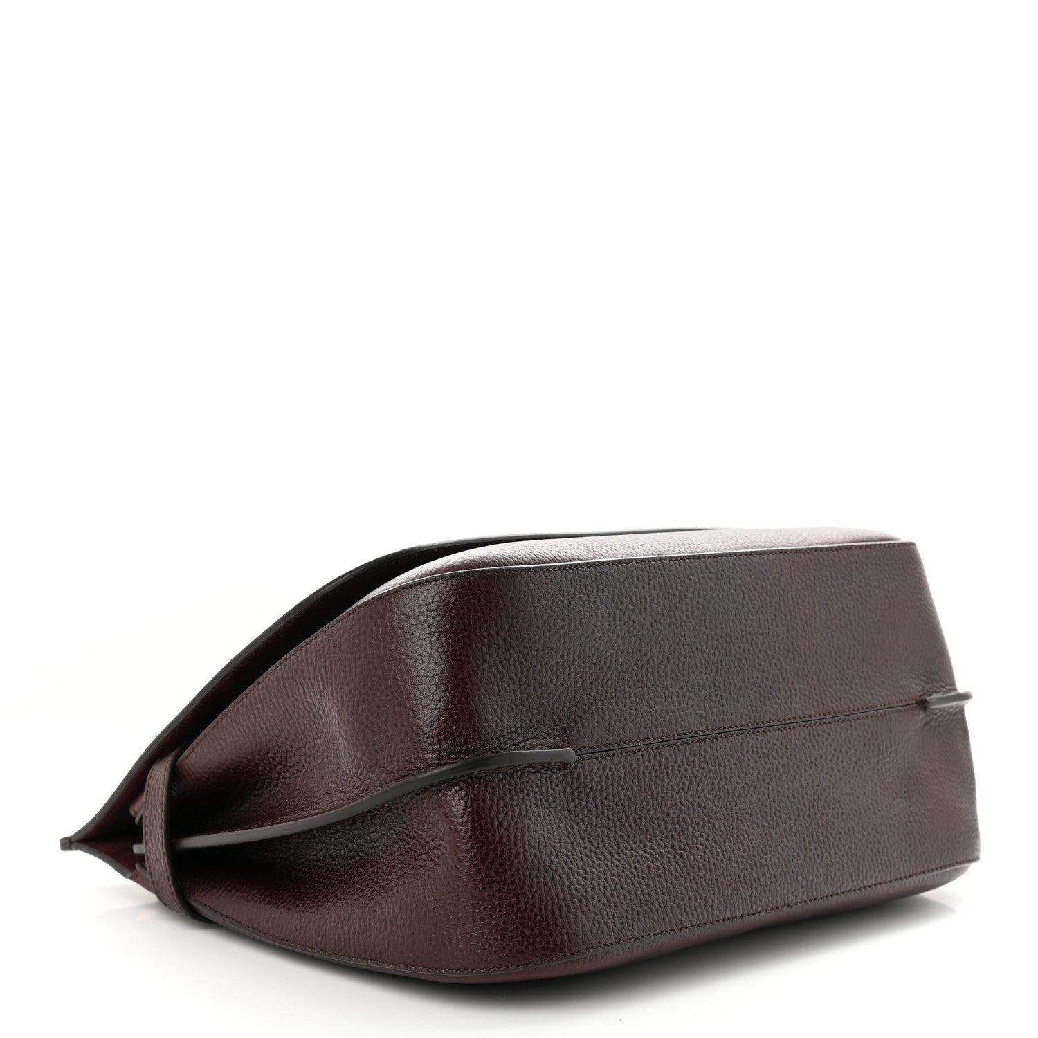 Mulberry Natural Grain Leather Amberley Satchel Oxblood 4 of 10