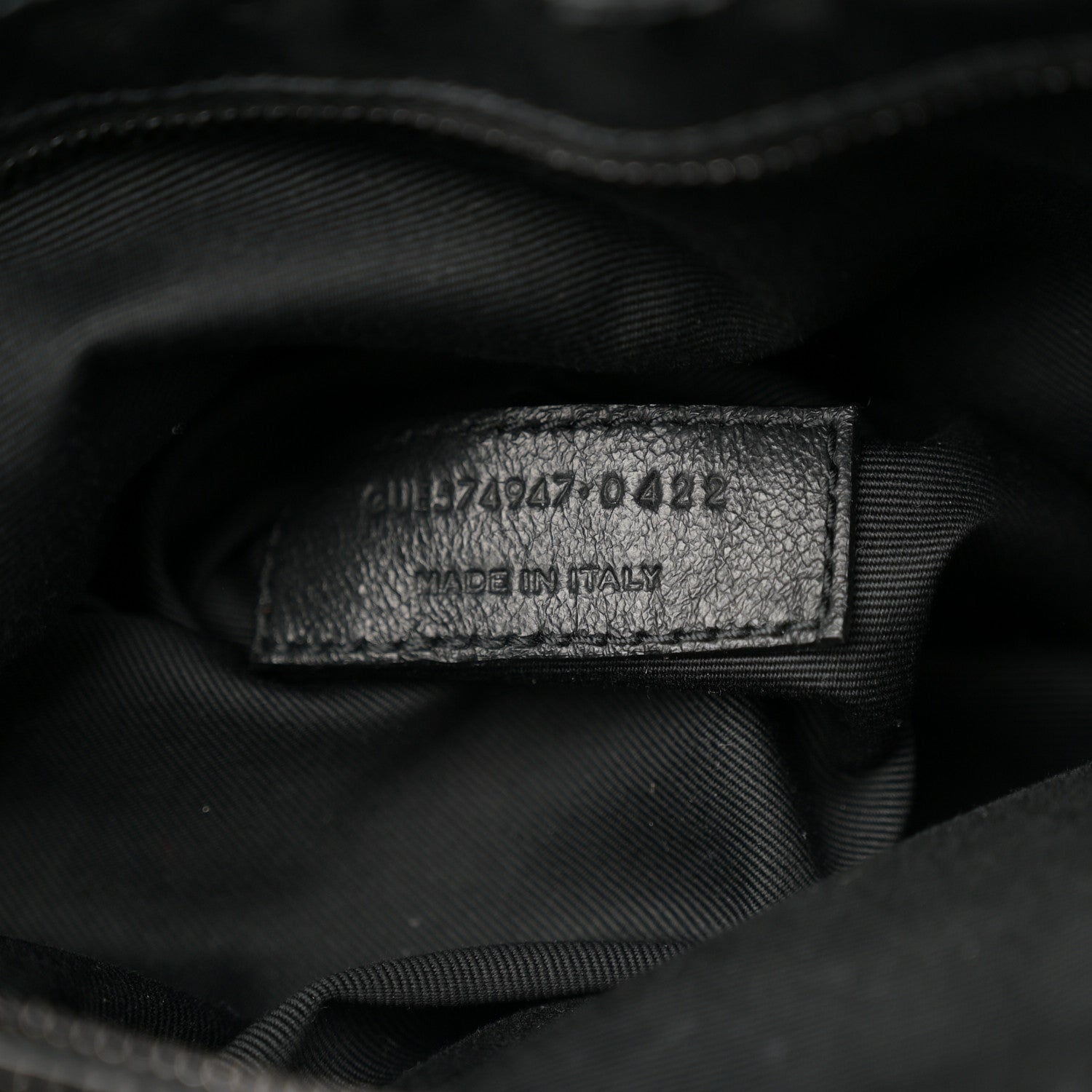 Saint Laurent Calfskin Y Quilted Monogram Monochrome Large Loulou Chain Satchel Black 7 of 13